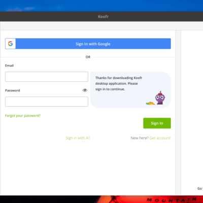 Koofr Ubuntu App