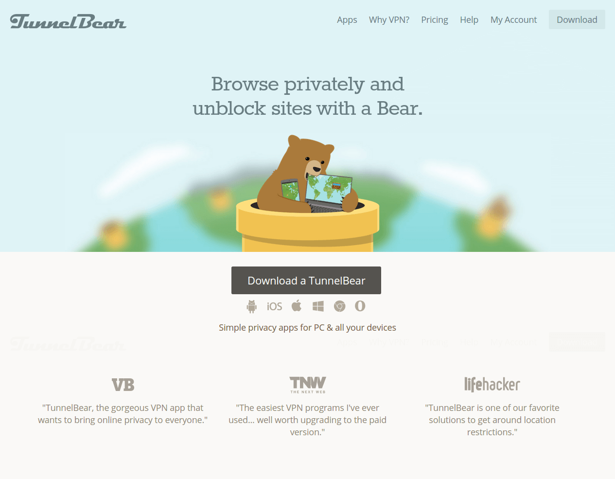 TunnelBear VPN Review 